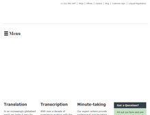 Tablet Screenshot of global-lingo.com
